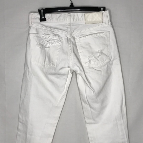 MOUSSY VINTAGE Deming Tapered White Jeans SIZE 25 - Picture 8 of 15